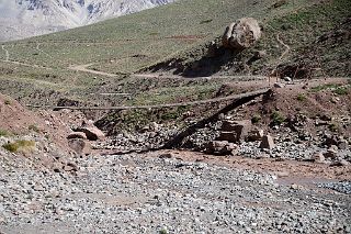 24 Bridge 3049m At El Durazno Area Made For The Brad Pitt Film Seven Years In Tibet Nearing The Aconcagua Park Exit To Penitentes